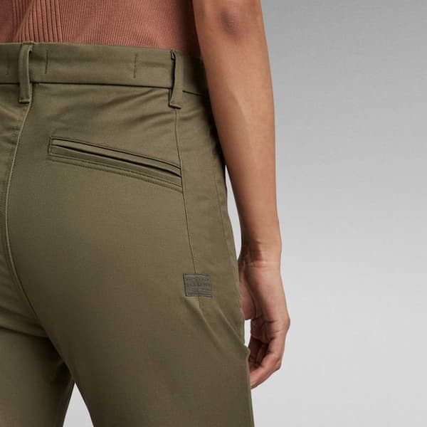 G-star Weld High Skinny Chinobyxor Grönt 27 / 30 Kvinna