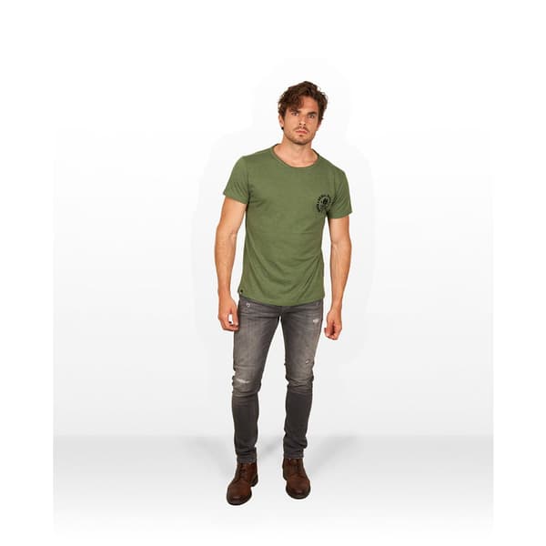 Skull Rider Skinny Distressed Effect Farkut Harmaa 31 / 32 Mies