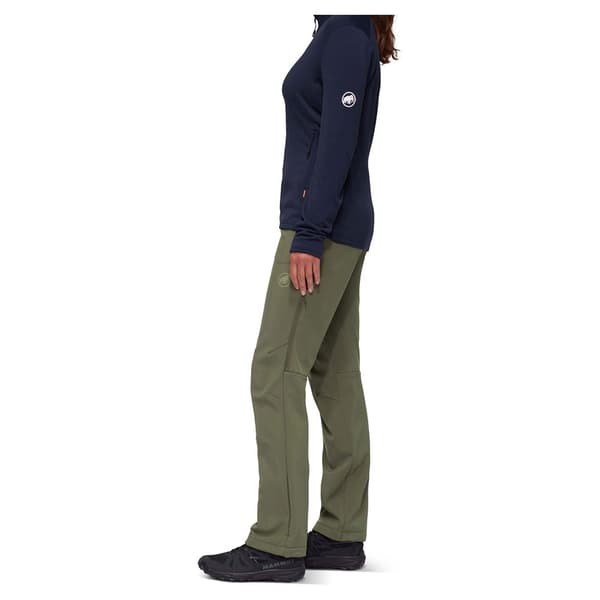 Mammut Runbold Winter Softshell Byxor Grönt 32 / Regular Kvinna