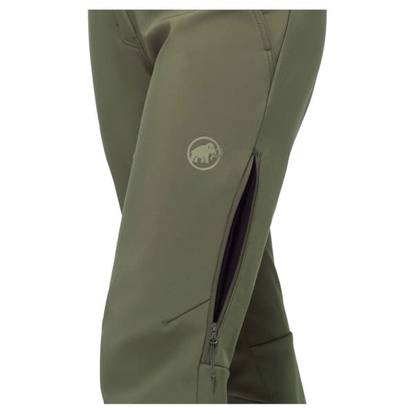 Mammut Runbold Winter Softshell Byxor Grönt 32 / Regular Kvinna