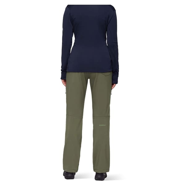 Mammut Runbold Winter Softshell Byxor Grönt 32 / Regular Kvinna