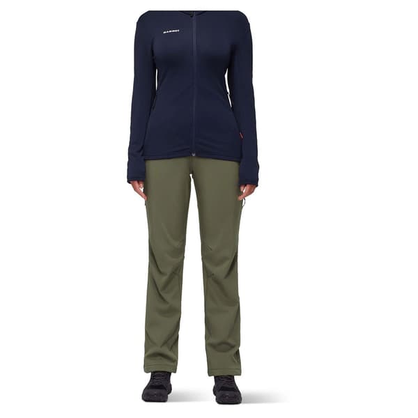 Mammut Runbold Winter Softshell Byxor Grönt 32 / Regular Kvinna