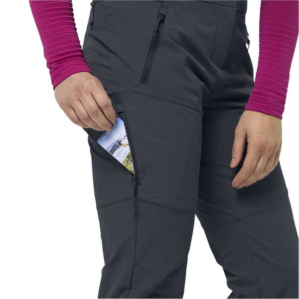 Jack Wolfskin Glastal Winter Bukser Grå 44 / Short Kvinde