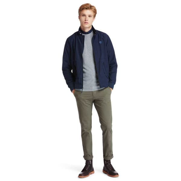 Timberland Sargent Lake Stretch Twill Slim Chinobyxor Grönt 29 / 32 Man