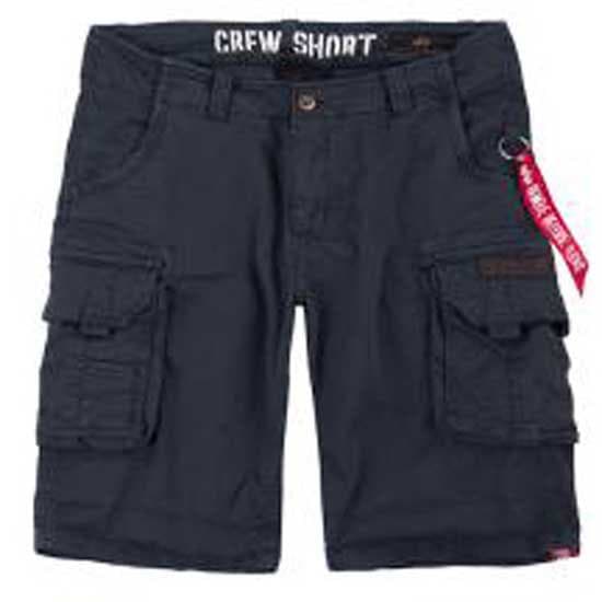 Alpha Industries Crew Shortsit Sininen 32 Mies