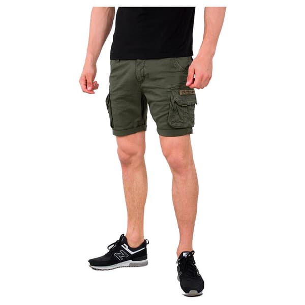 Alpha Industries Crew Shortsit Vihreä 32 Mies
