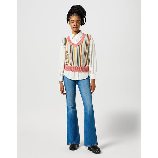 Wrangler 112356799 Jeans Blå 25 / 30 Kvinna