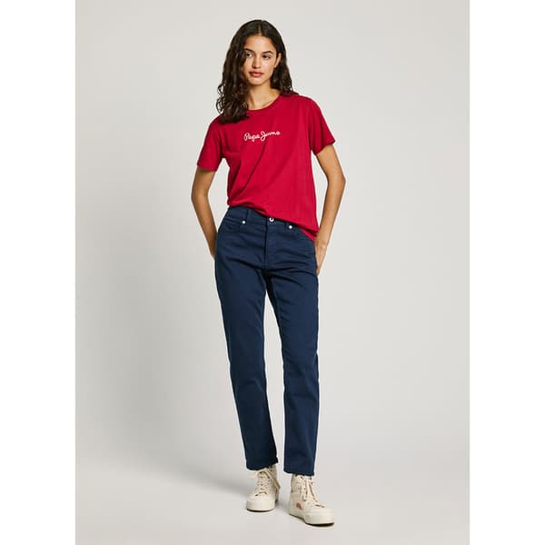 Pepe Jeans Relaxed Taper Jeans Blå 30 / 30 Kvinna