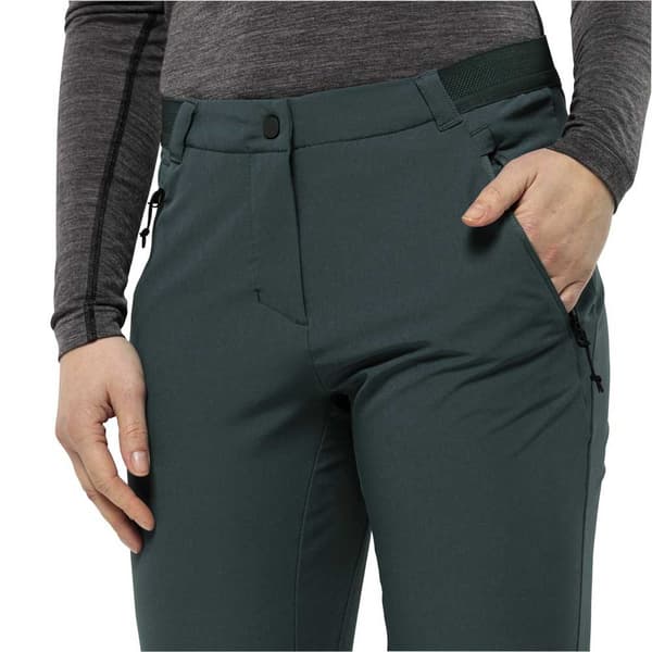Jack Wolfskin Geigelstein Slim Byxor Grå 44 Kvinna