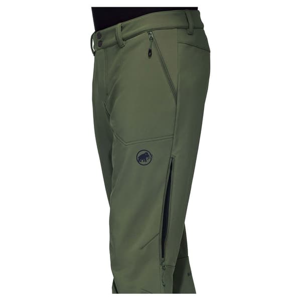 Mammut Runbold Winter Softshell Bukser Grøn 46 / Long Mand