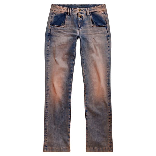 G-star D23303-c052 Regular Straight Flare Fit Chinobyxor Lila 26 Kvinna