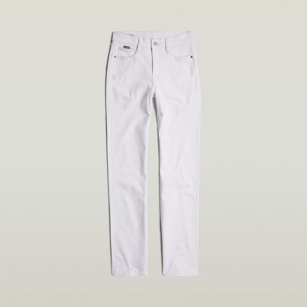 G-star Strace Straight Fit Jeans Vit 26 / 32 Kvinna