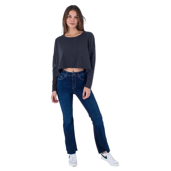Hurley Oceancare Slim Flare Högmidjadeans Blå 27 Kvinna