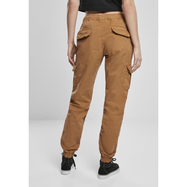 Urban Classics High Waist Cargo Jogging Bukser Orange 4XL Kvinde