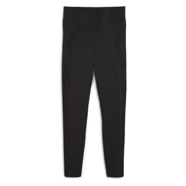 Puma Studio Cloudspun Rib High Waist Leggings Svart S Kvinna