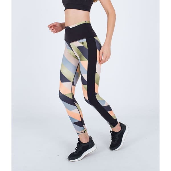 Hurley Slanted Side Panel 7/8 Leggings Flerfärgad S Kvinna