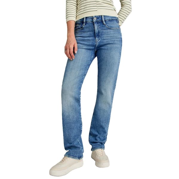 G-star Strace Straight Fit Jeans Blå 24 / 30 Kvinna