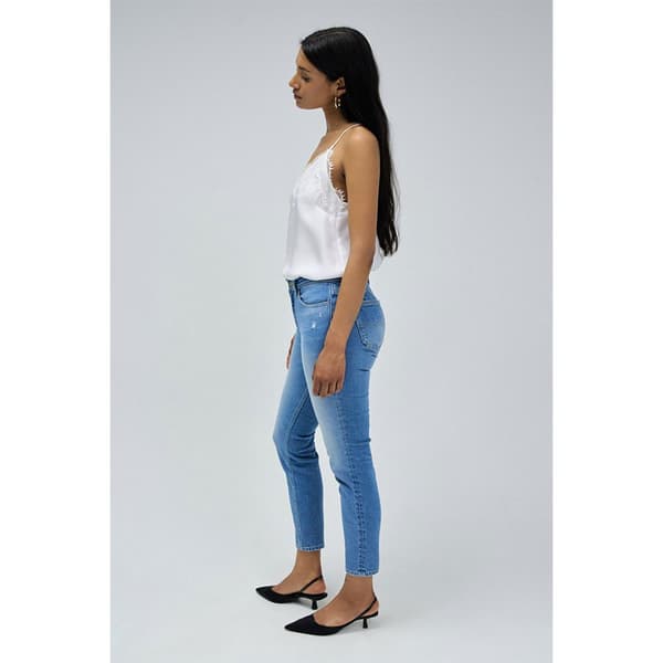 Salsa Jeans Destiny Destroyed Jeans Blå 31 / 28 Kvinna