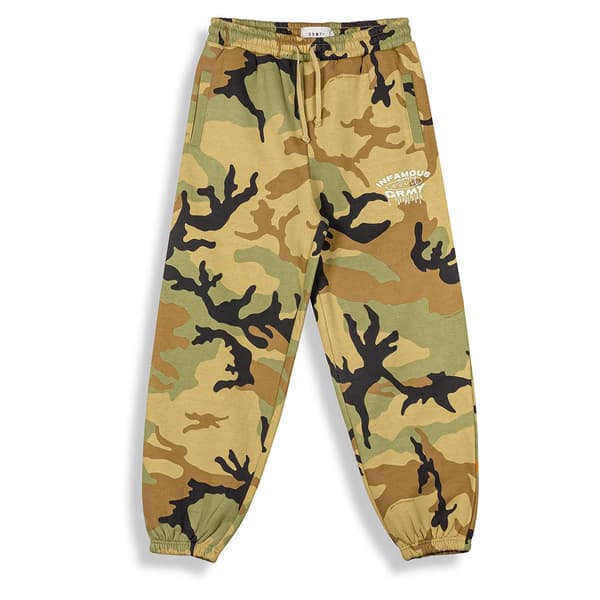 Grimey Follow The Dollar Camo Mjukisbyxor Brun M Man