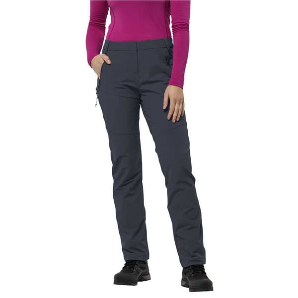 Jack Wolfskin Glastal Winter Bukser Grå 42 / Long Kvinde