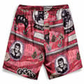 Miniatyrbillede 1 af 2: Grimey Supastar Satin Shorts Rød XL Mand