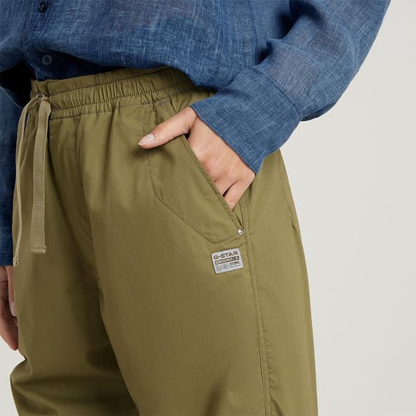 G-star Utility Cropped Byxor Grönt 30 Kvinna