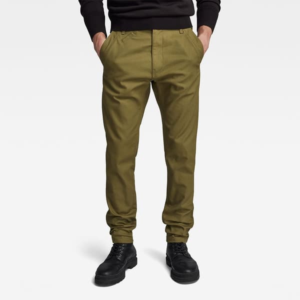 G-star Bronson 20 Slim Fit Chinobyxor Grönt 28 / 32 Man