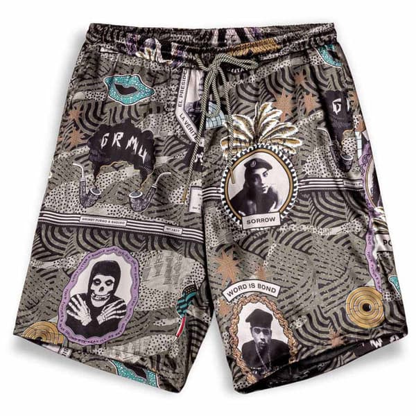 Grimey Supastar Satin Shorts Flerfarvet XL Mand