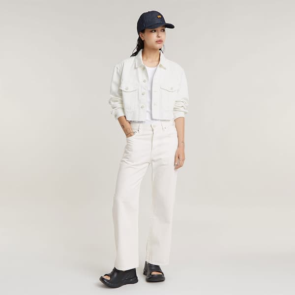 G-star Bowey 3d Boyfriend Jeans Beige 27 / 28 Kvinna