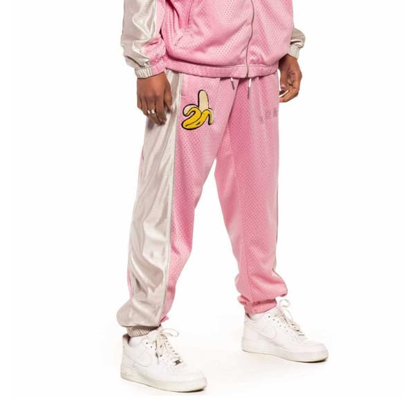 Grimey Jungle Punch Mesh Sportsbukser Rosa XL Mand