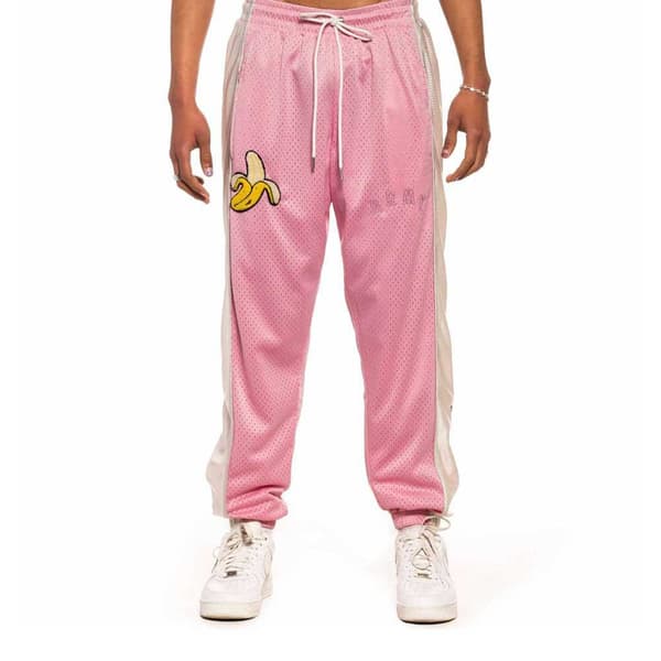 Grimey Jungle Punch Mesh Sportsbukser Rosa XL Mand
