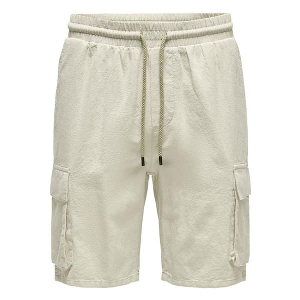 Only & Sons Sinus Cargo Shorts Beige L Man