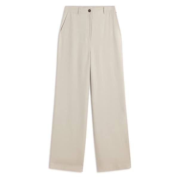 Ecoalf Sabine Byxor Beige 38 Kvinna