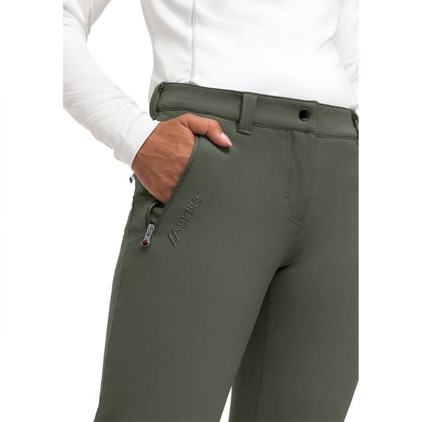 Maier Sports Helga Slim Bukser Grøn L / Regular Kvinde
