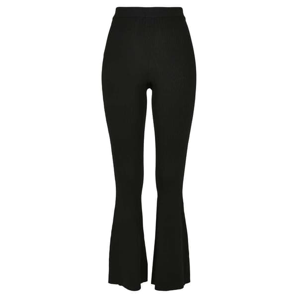 Urban Classics Knit Leggings Sort M Kvinde