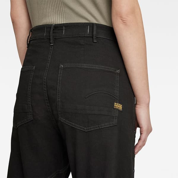G-star Boyfriend Tapered Cargo Housut Musta 33 Nainen