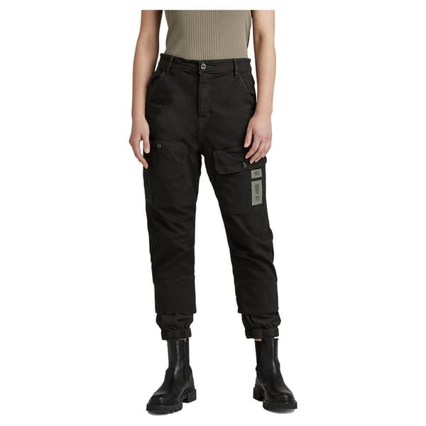 G-star Boyfriend Tapered Cargo Housut Musta 33 Nainen