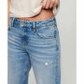 Miniatyrbild 3 av 6: Superdry Mid Rise Wide Leg Jeans Blå 32 / 30 Kvinna