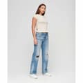 Miniatyrbild 6 av 6: Superdry Mid Rise Wide Leg Jeans Blå 32 / 30 Kvinna