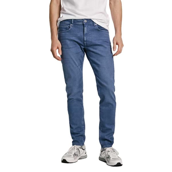 Pepe Jeans Pm207390 Tapered Fit Jeans Blå 38 / 32 Man