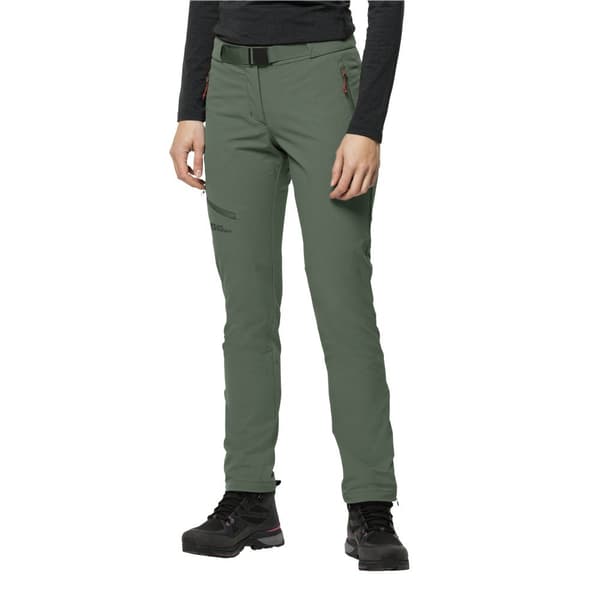 Jack Wolfskin Holdsteig Byxor Grönt 38 / Long Kvinna