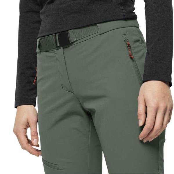 Jack Wolfskin Holdsteig Byxor Grönt 40 / Long Kvinna