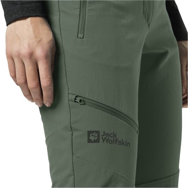 Jack Wolfskin Holdsteig Byxor Grönt 40 / Long Kvinna