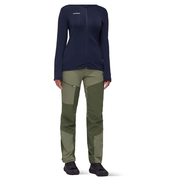 Mammut Zinal Hybrid Softshell Byxor Grönt 38 / Regular Kvinna