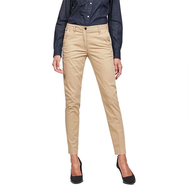 G-star Bronson Skinny Chinobyxor Beige 23 / 32 Kvinna
