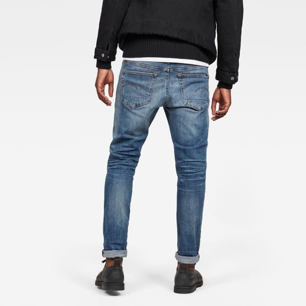 G-star 3301 Slim Jeans Blå 35 / 38 Man