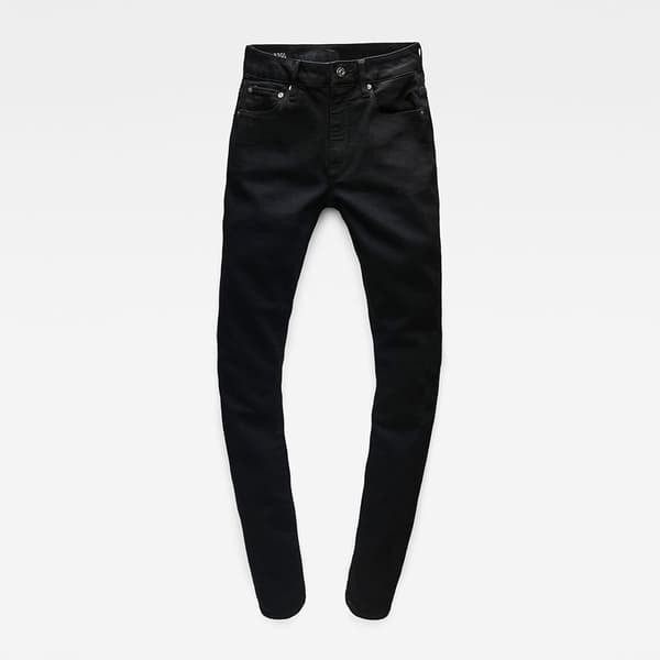 G-star 3301 High Waist Skinny Farkut Musta 27 / 32 Nainen