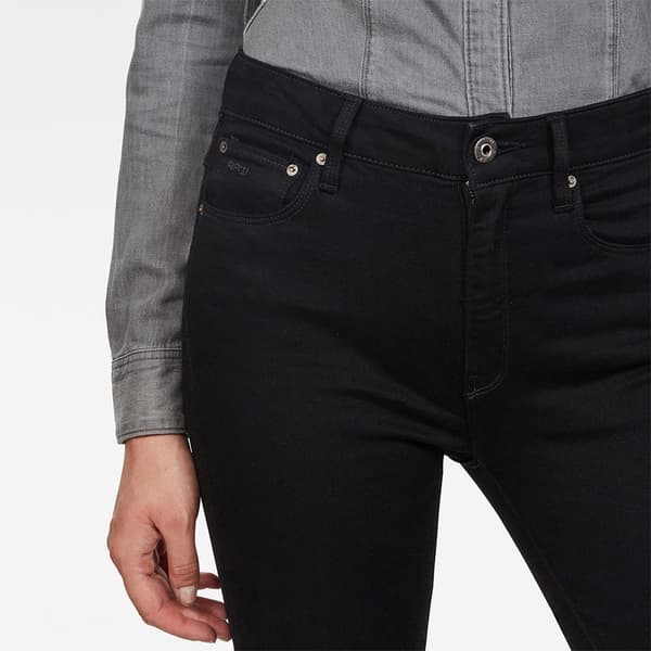 G-star 3301 High Waist Skinny Farkut Musta 27 / 32 Nainen