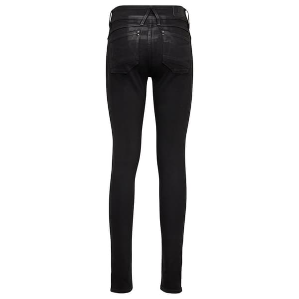 G-star Lynn Mid Waist Skinny Jeans Sort 24 / 30 Kvinde