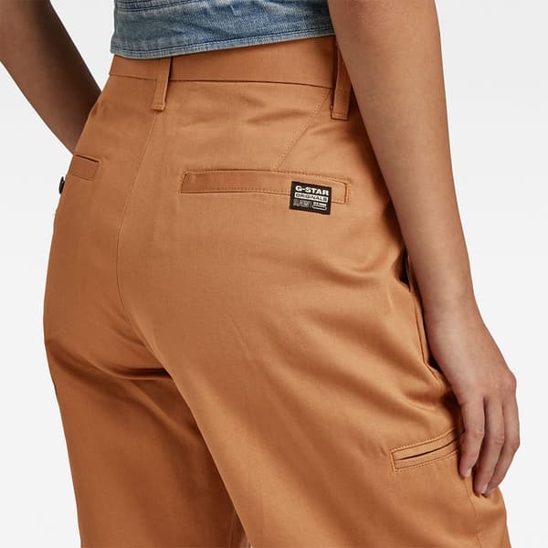G-star D22900-c962 Straight Fit Chinoshorts Beige 33 Kvinna